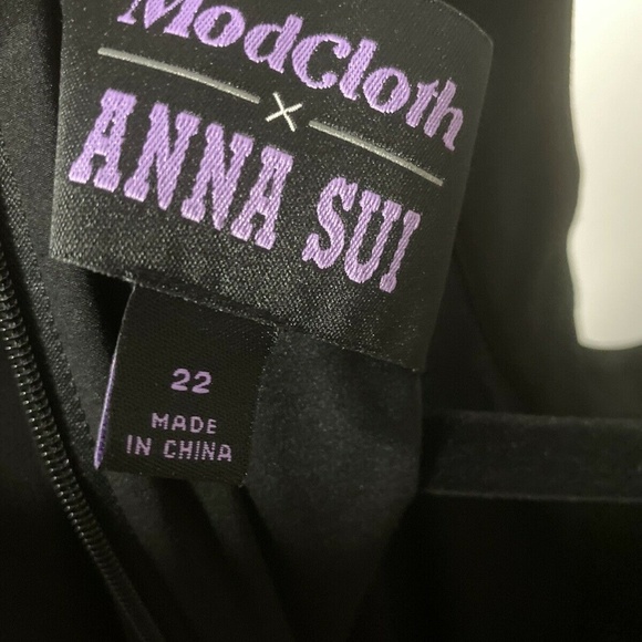 ModCloth x Anna Sui Enigmatic Mood A-Line Dress 22 - Picture 7 of 8